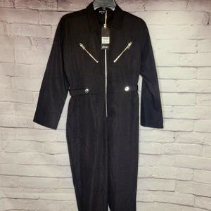 NWT Nasty Gal Ready To Work It Zip Boilersuit Size Medium